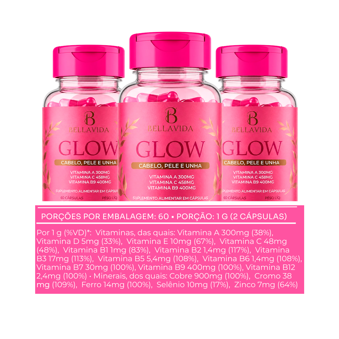 Fórmula completa do suplemento Glow Bellavida