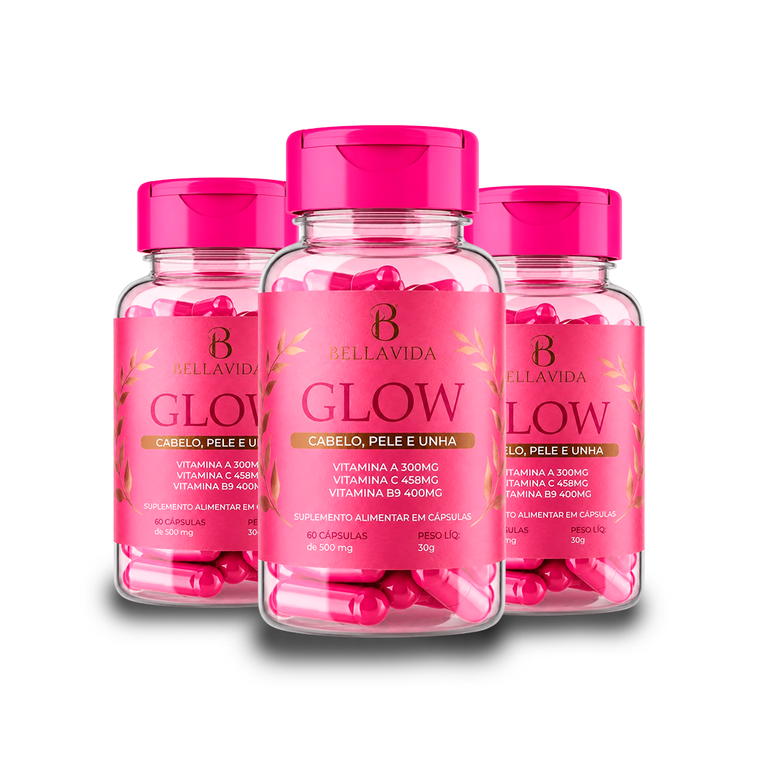 Kit com 3 unidades do Glow Bellavida